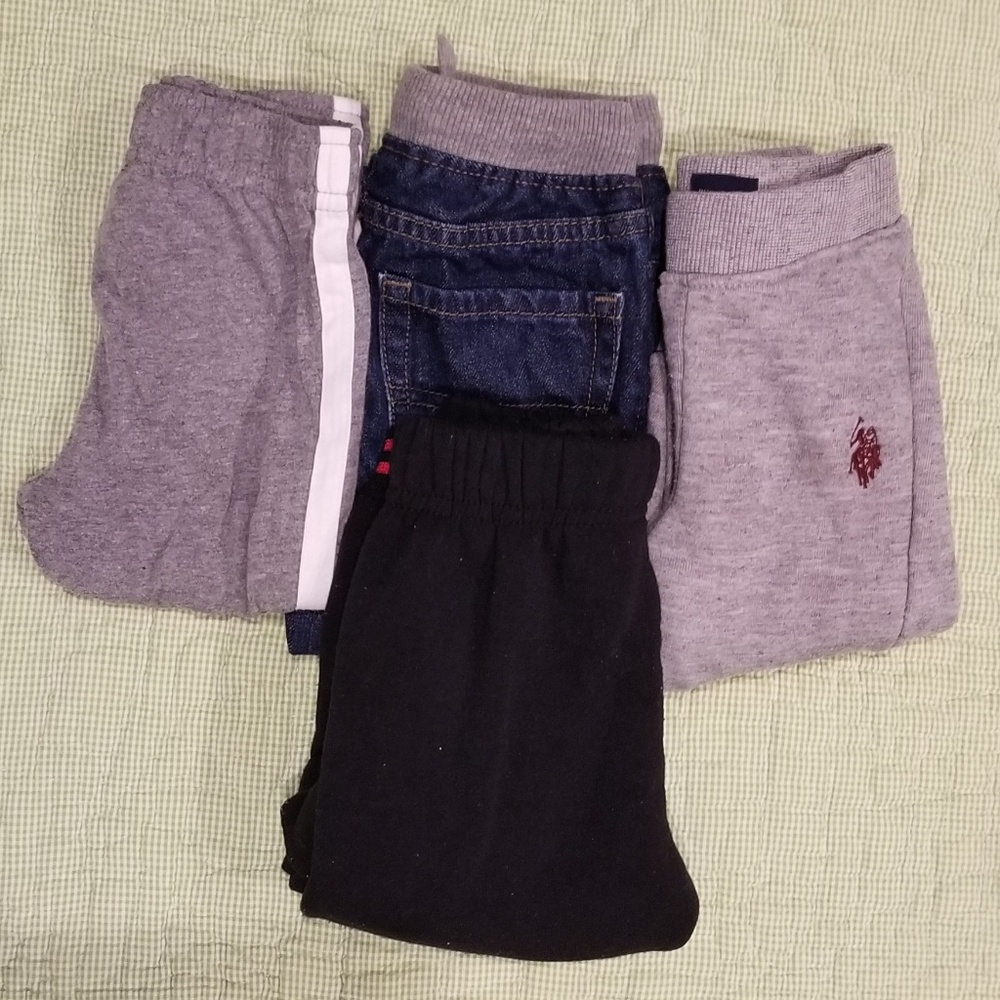 Baby Boy Jeans and Sweatpants Bundle 18-24M